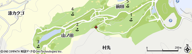 愛知県豊田市中金町（村先）周辺の地図