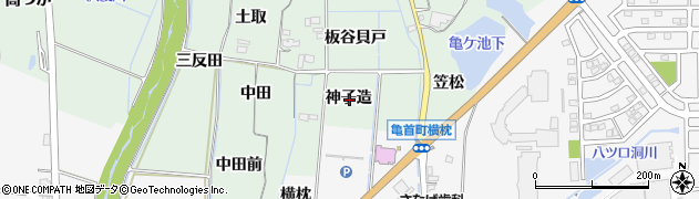 愛知県豊田市舞木町神子造周辺の地図