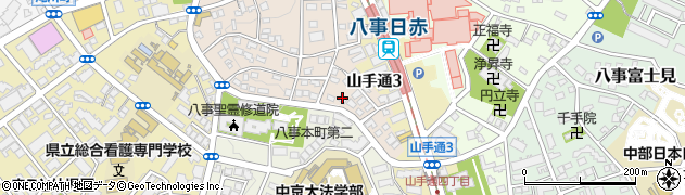 愛知県名古屋市昭和区山里町153周辺の地図