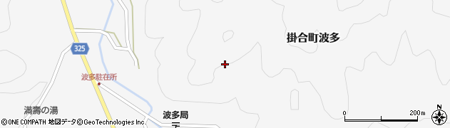 島根県雲南市掛合町波多周辺の地図