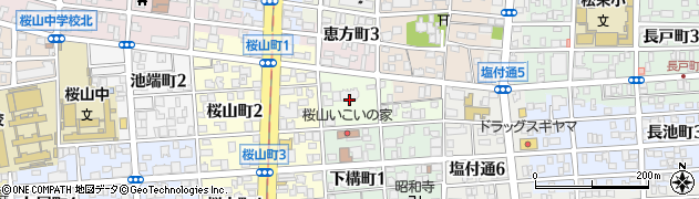 愛知県名古屋市昭和区大和町1丁目周辺の地図