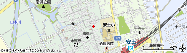 滋賀県近江八幡市安土町常楽寺546周辺の地図