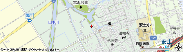 滋賀県近江八幡市安土町常楽寺789周辺の地図