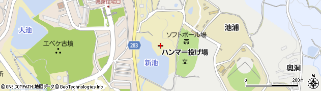 愛知県豊田市東保見町（山ノ田）周辺の地図