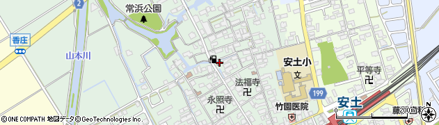 滋賀県近江八幡市安土町常楽寺773周辺の地図