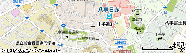 愛知県名古屋市昭和区山里町151周辺の地図