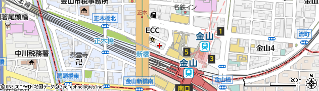 サイゼリヤ 金山駅北店周辺の地図