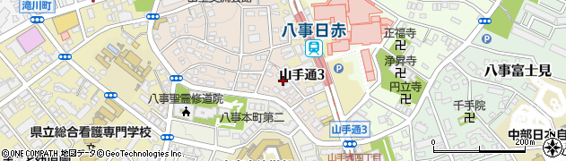愛知県名古屋市昭和区山里町119周辺の地図