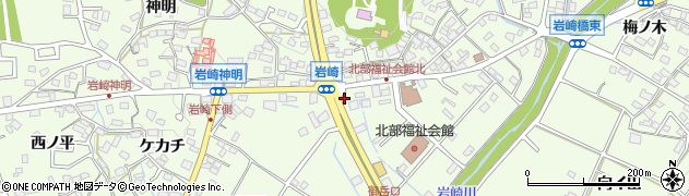 愛知県日進市岩崎町大塚34周辺の地図
