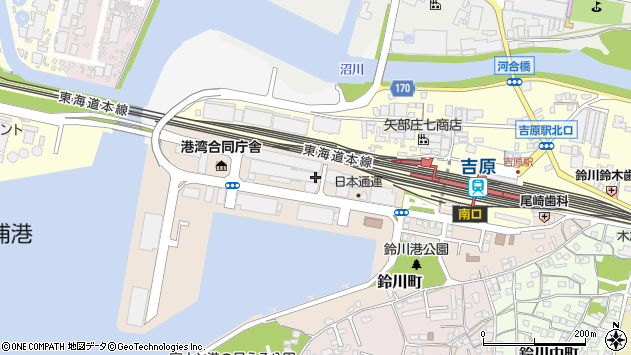 〒417-0015 静岡県富士市鈴川町の地図