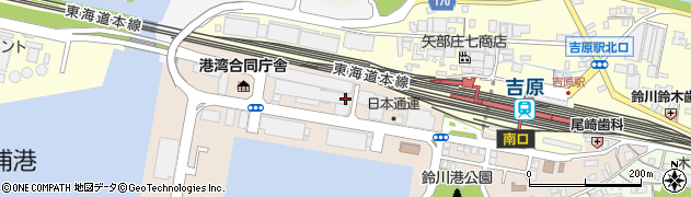 静岡県富士市鈴川町周辺の地図