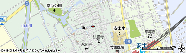 滋賀県近江八幡市安土町常楽寺765周辺の地図