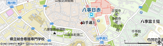 愛知県名古屋市昭和区山里町120周辺の地図