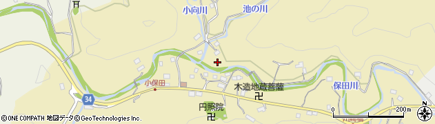 千葉県鋸南町（安房郡）小保田周辺の地図