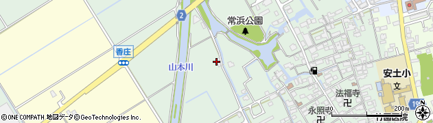 滋賀県近江八幡市安土町常楽寺2090周辺の地図