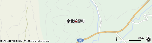 京都府京都市右京区京北柏原町周辺の地図