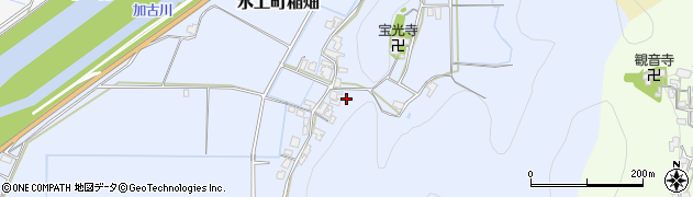 兵庫県丹波市氷上町稲畑334周辺の地図