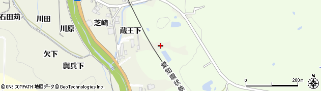 愛知県豊田市篠原町（芦迫）周辺の地図