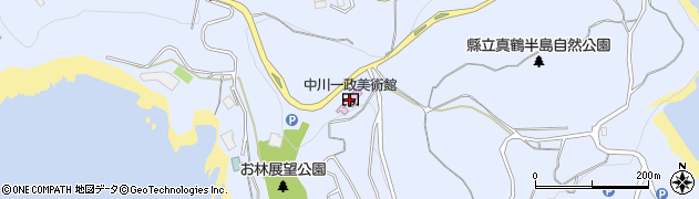 真鶴町立中川一政美術館周辺の地図