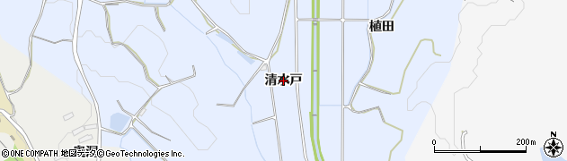 愛知県豊田市乙部町（清水戸）周辺の地図