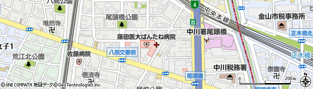 日本調剤中川薬局周辺の地図