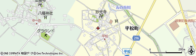 滋賀県東近江市平松町410周辺の地図