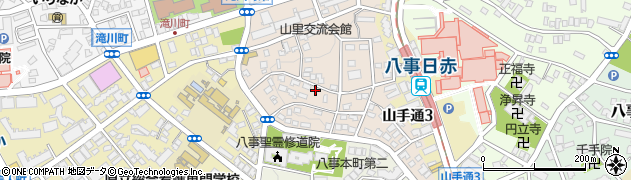 愛知県名古屋市昭和区山里町129周辺の地図