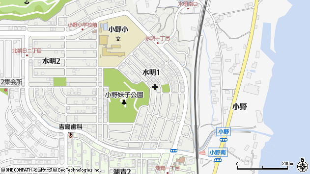 〒520-0531 滋賀県大津市水明の地図