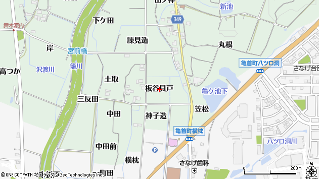 〒470-0362 愛知県豊田市舞木町の地図