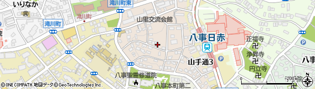 愛知県名古屋市昭和区山里町93周辺の地図