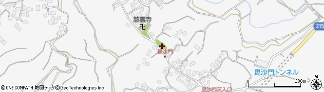 神奈川県三浦市南下浦町毘沙門694周辺の地図