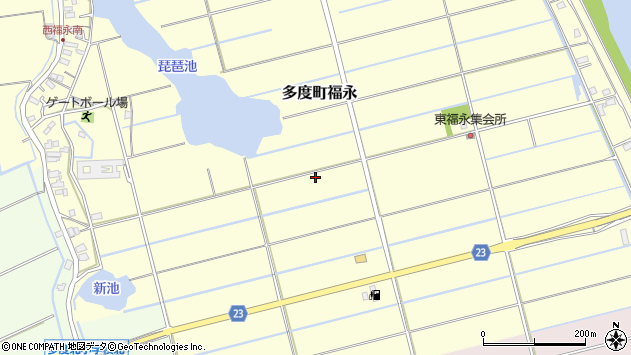 〒511-0112 三重県桑名市多度町福永の地図