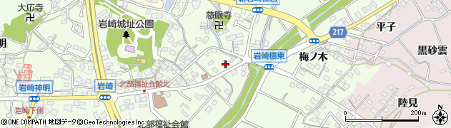 愛知県日進市岩崎町大塚110周辺の地図