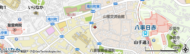 愛知県名古屋市昭和区山里町83周辺の地図