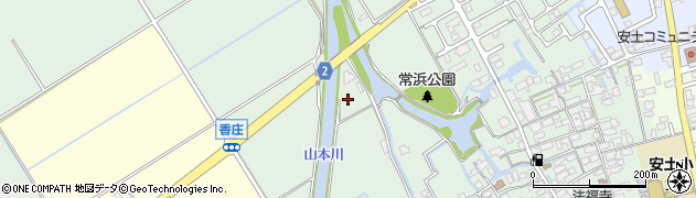 滋賀県近江八幡市安土町常楽寺2108周辺の地図