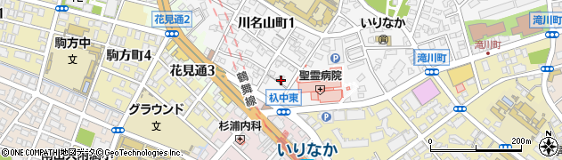 愛知県名古屋市昭和区川名山町172周辺の地図