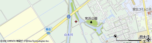 滋賀県近江八幡市安土町常楽寺2110周辺の地図