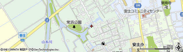 滋賀県近江八幡市安土町常楽寺730周辺の地図