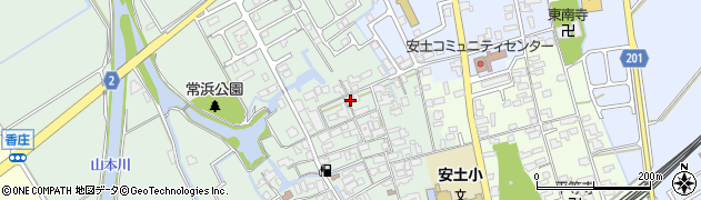 滋賀県近江八幡市安土町常楽寺688周辺の地図
