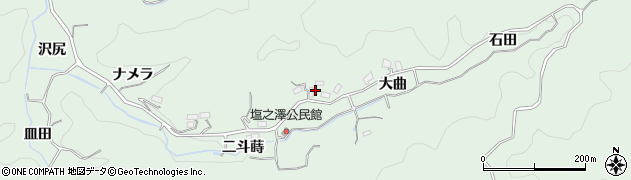 愛知県豊田市塩ノ沢町（宮下）周辺の地図