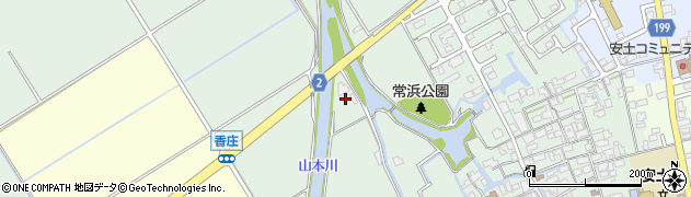 滋賀県近江八幡市安土町常楽寺2112周辺の地図
