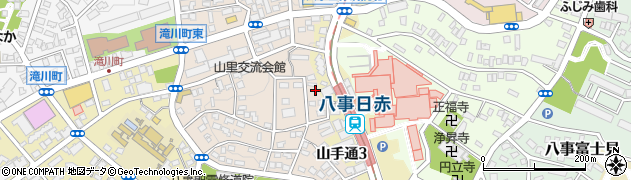 愛知県名古屋市昭和区山里町106周辺の地図