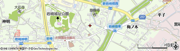 愛知県日進市岩崎町大塚102周辺の地図