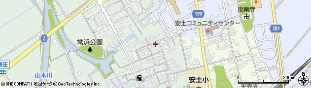 滋賀県近江八幡市安土町常楽寺692周辺の地図
