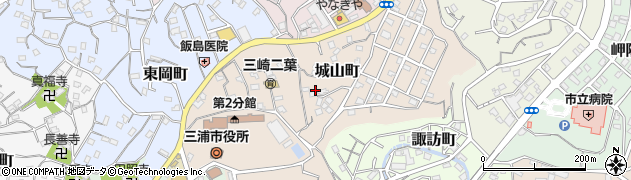 城山児童公園周辺の地図