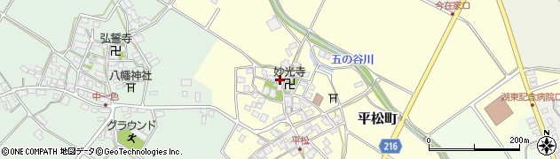 滋賀県東近江市平松町432周辺の地図