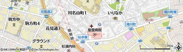 愛知県名古屋市昭和区川名山町157周辺の地図