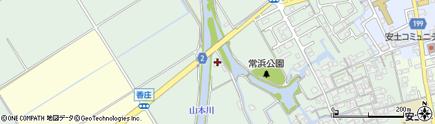 滋賀県近江八幡市安土町常楽寺2114周辺の地図
