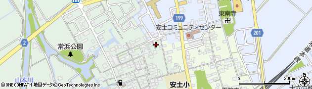 滋賀県近江八幡市安土町常楽寺511周辺の地図