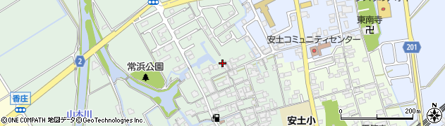 滋賀県近江八幡市安土町常楽寺720周辺の地図